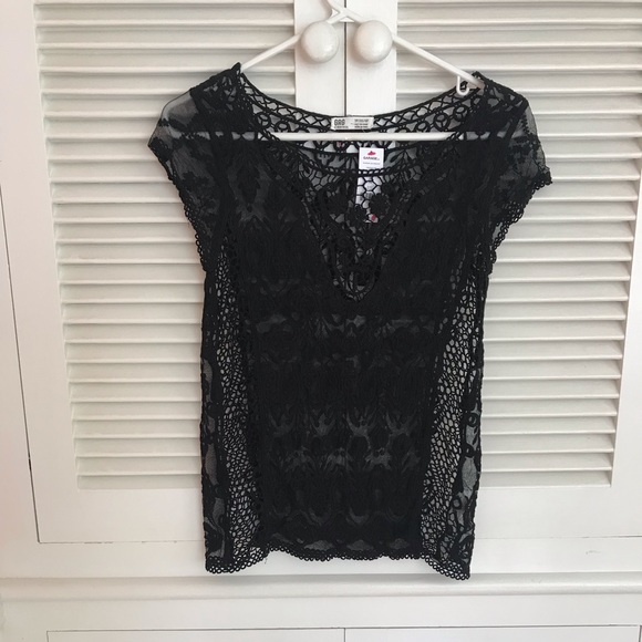 Garage Tops - Garage mesh and lace Top Size XS Garage Tops - Garage mesh and lace Top Size XS